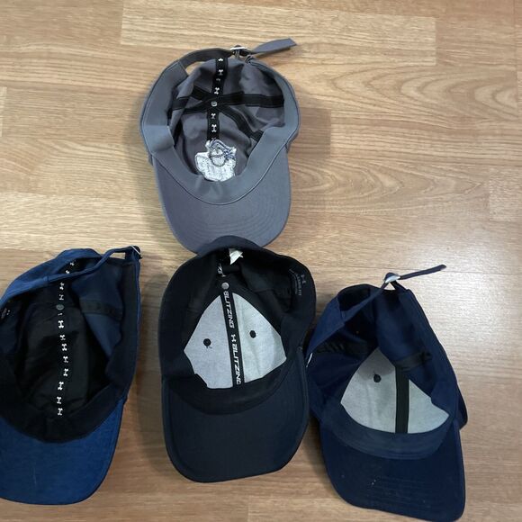 Lot Of 4 Under Armour Caps - Men’s OSFA & L/XL Blue/ Black/grey - Picture 7 of 11
